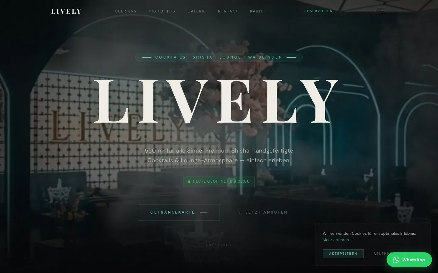 Lively – Website Screenshot
