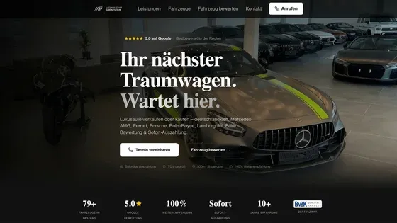 Autohaus am Grenzstein Webdesign